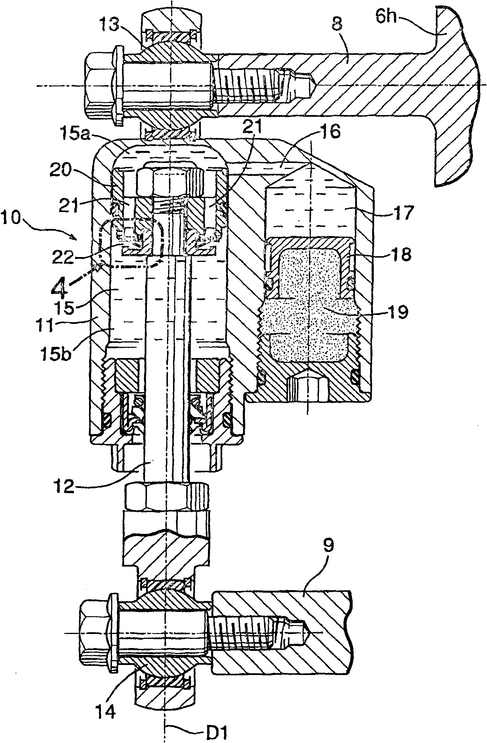 Steering damper device