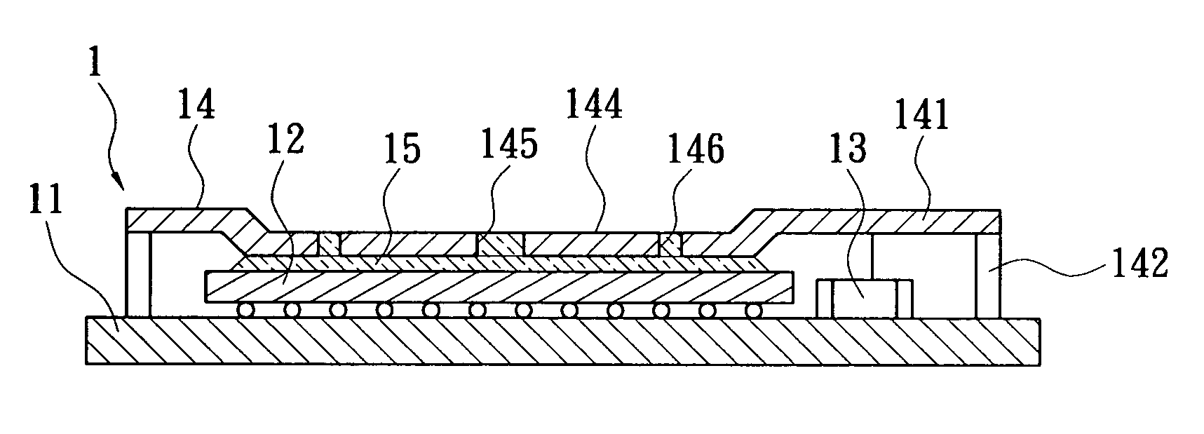 Metallic cover of miniaturization module