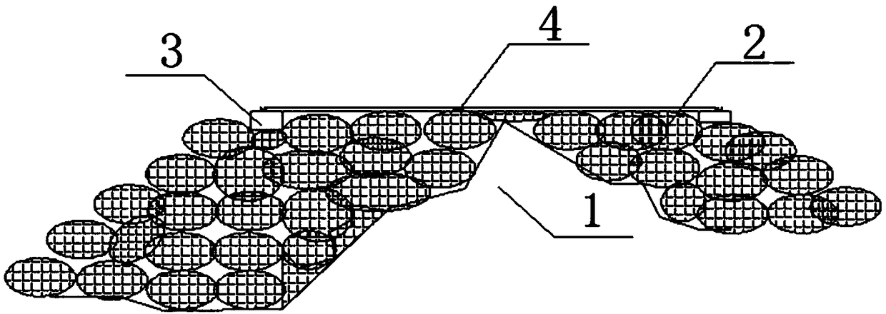 A bottomless steel casing cast-in-place concrete diversion cofferdam and its construction method