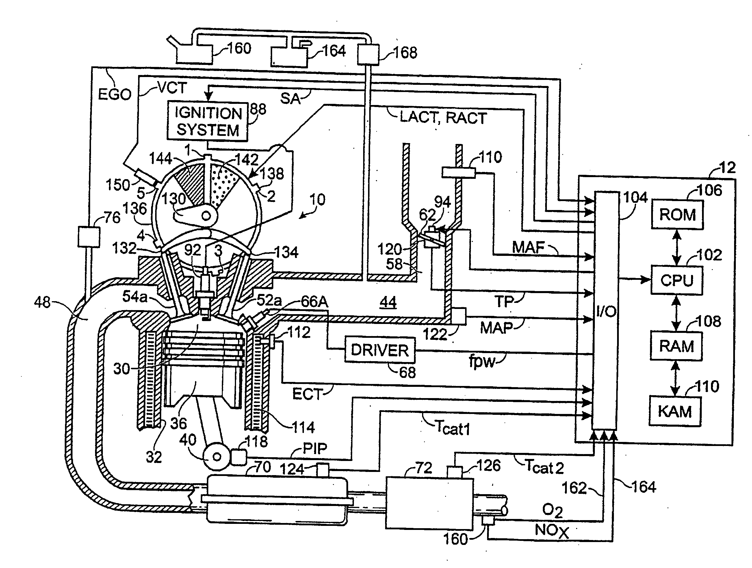 System for controlling valve timing of an engine with cylinder deactivation