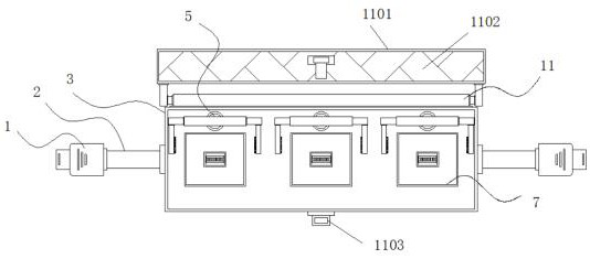 Mobile phone connector convenient to disassemble and assemble