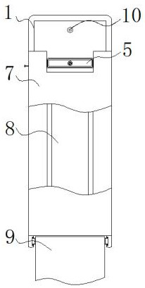 Puncture part pressing device used after cerebrovascular interventional operation