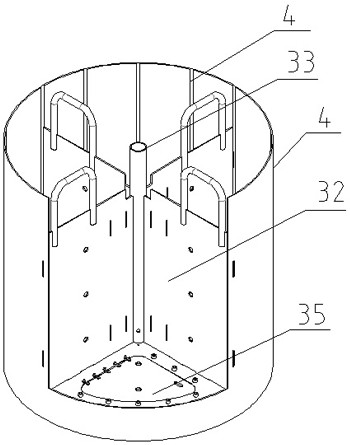 Liquid nitrogen biological container capable of reducing temperature difference in cylinder