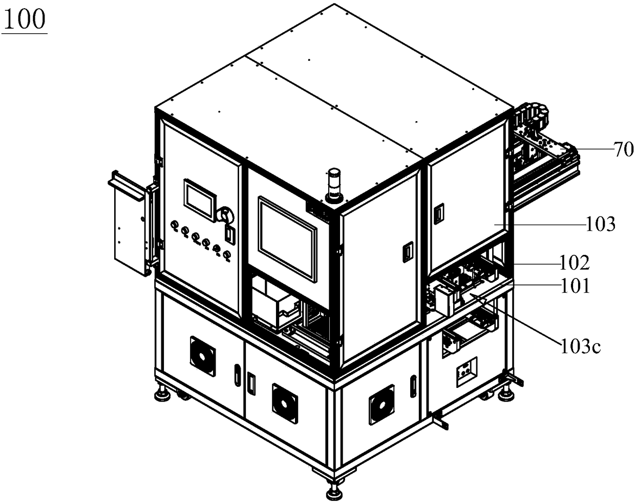 Automatic labeling machine