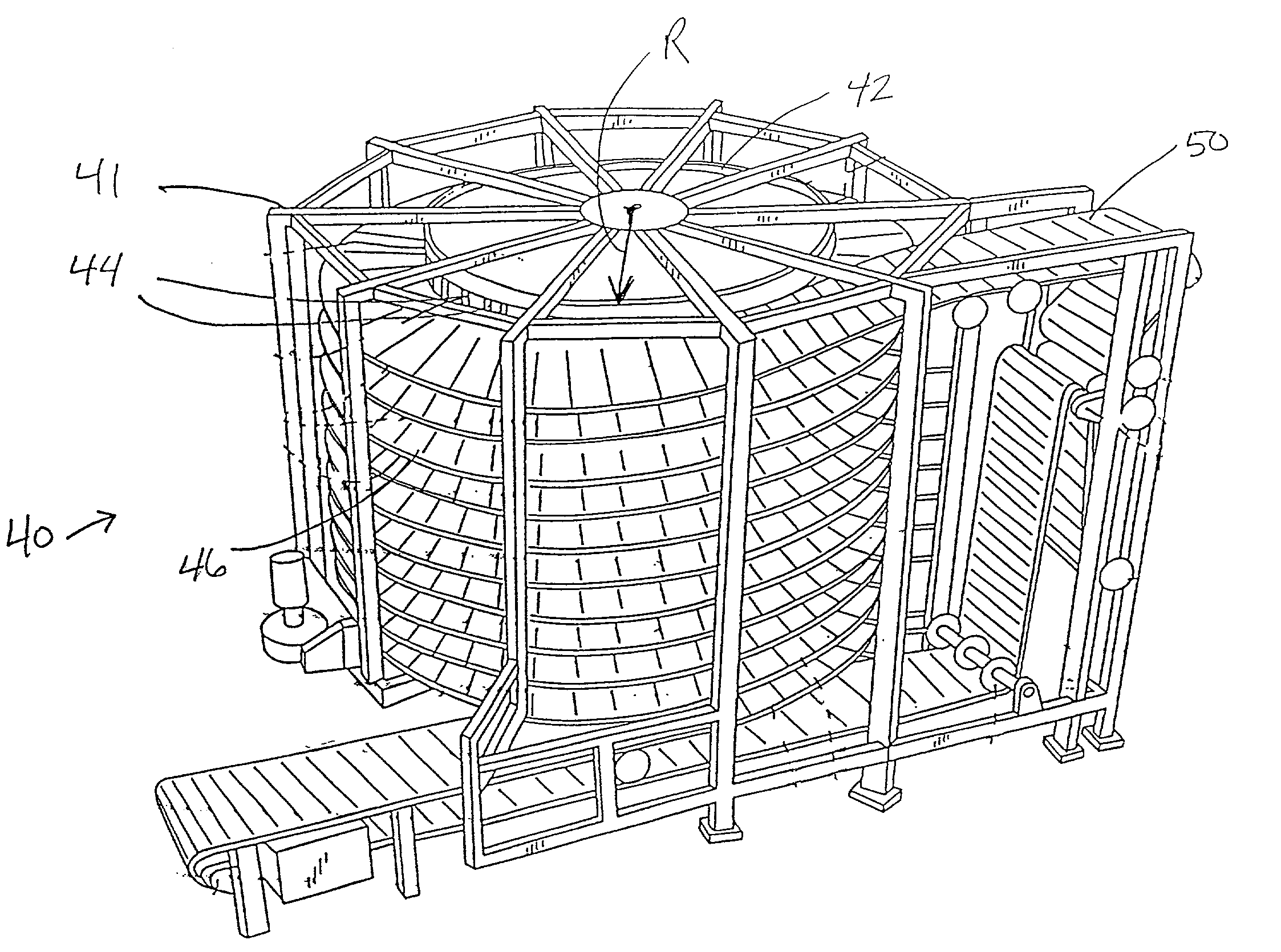 Method for radius limit adjustment on radius conveyor belts