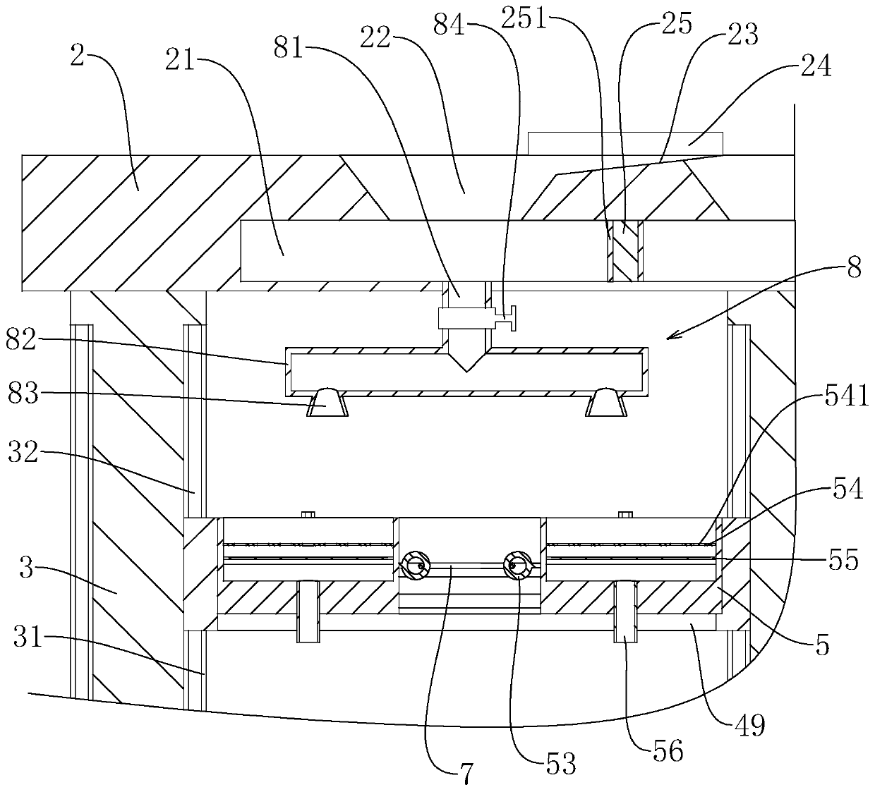 Greening barrier device for bridge