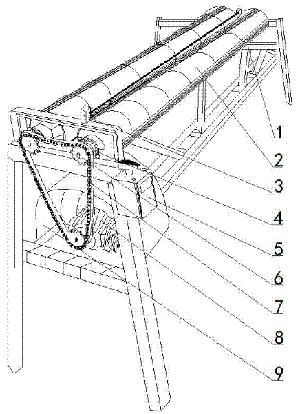 Method and device for loosening fabric of yardage roll