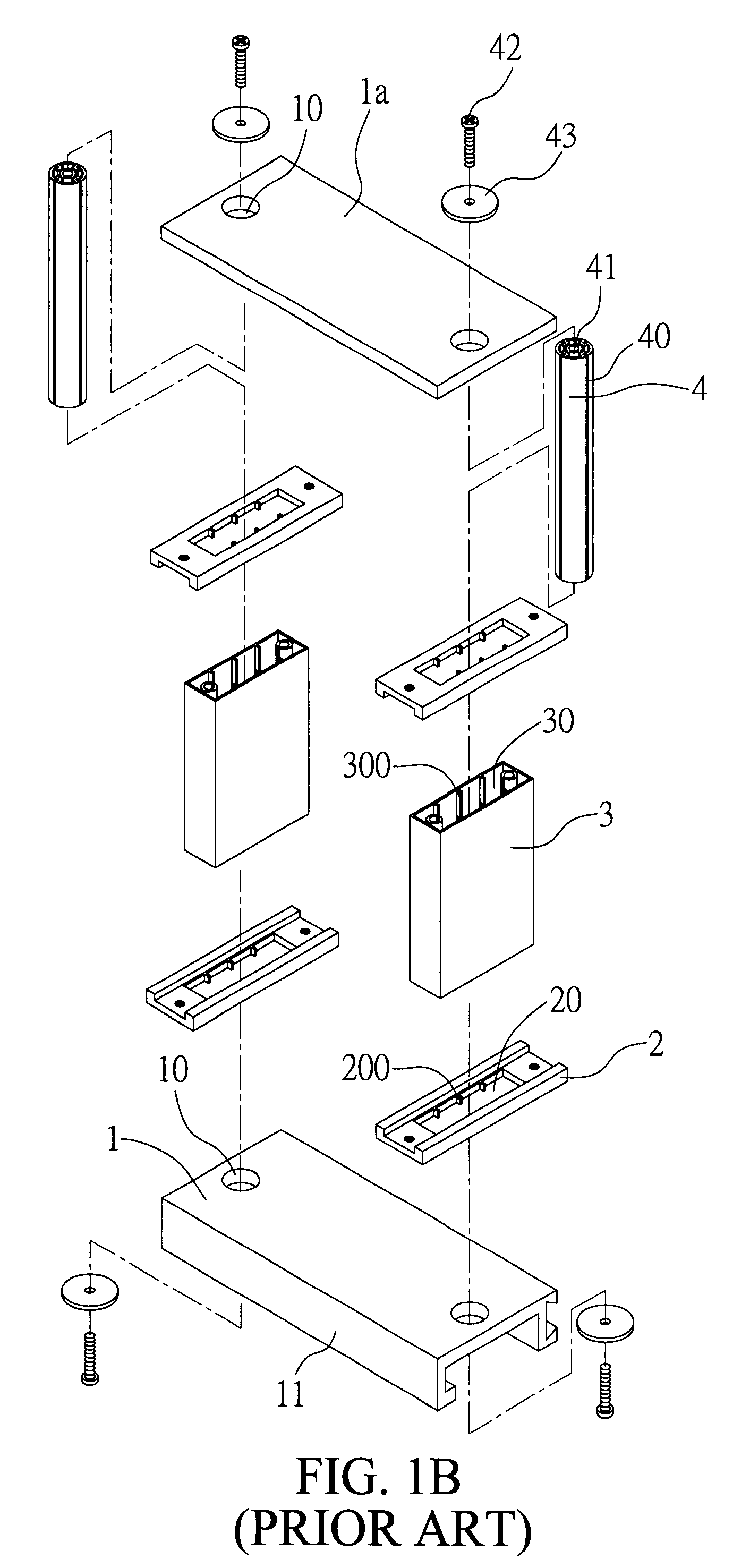 Interlocking component assembly for an expandable rack assembly