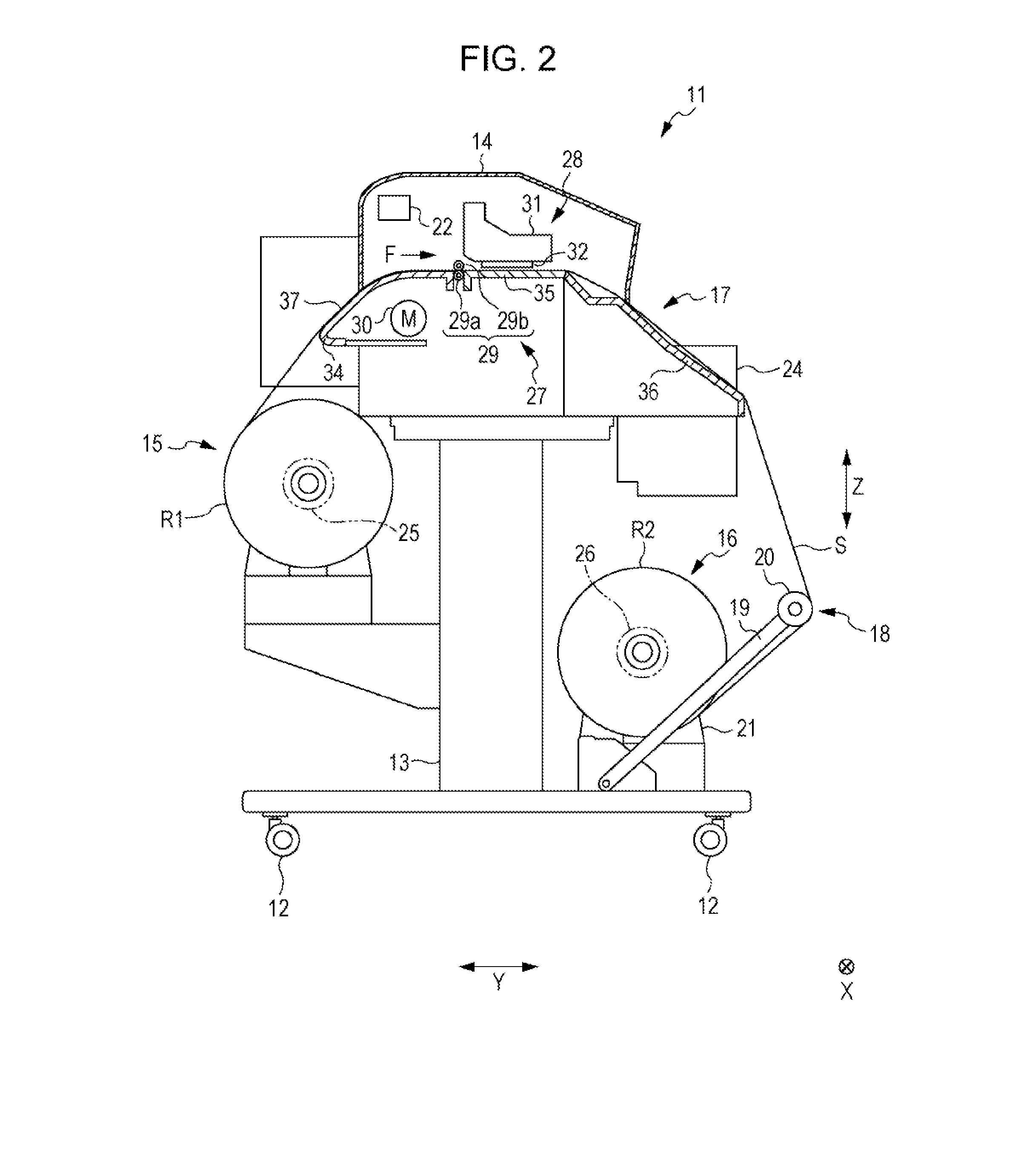 Transporting apparatus and recording apparatus