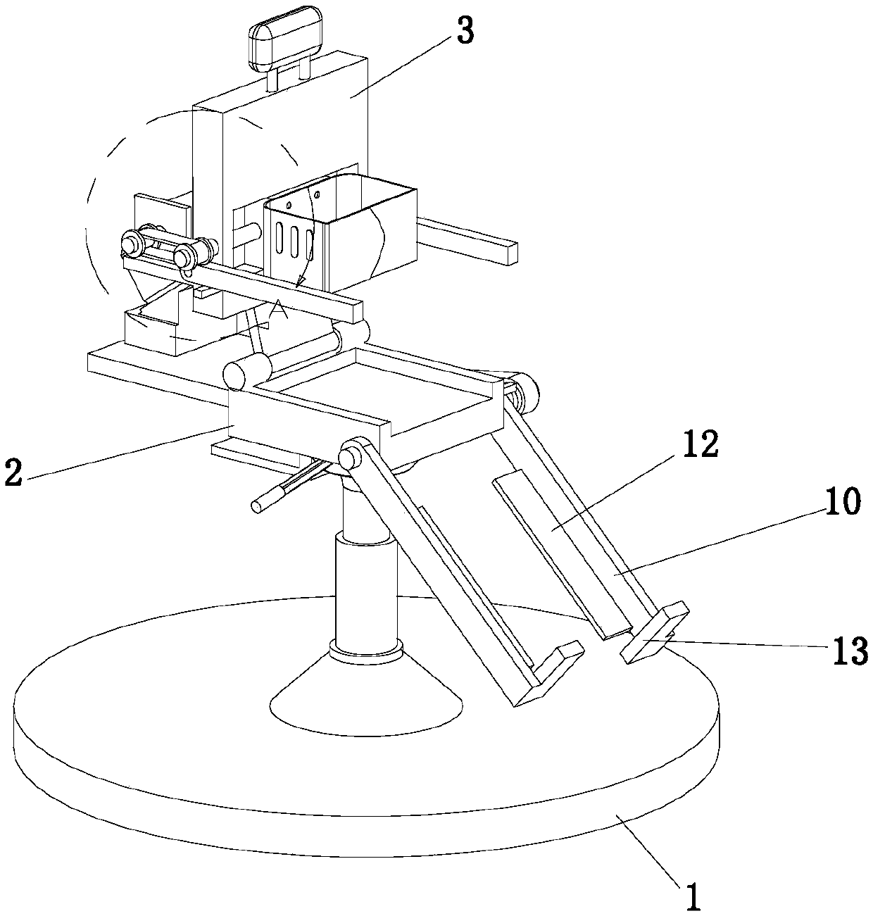 Lumbar rehabilitation aid device