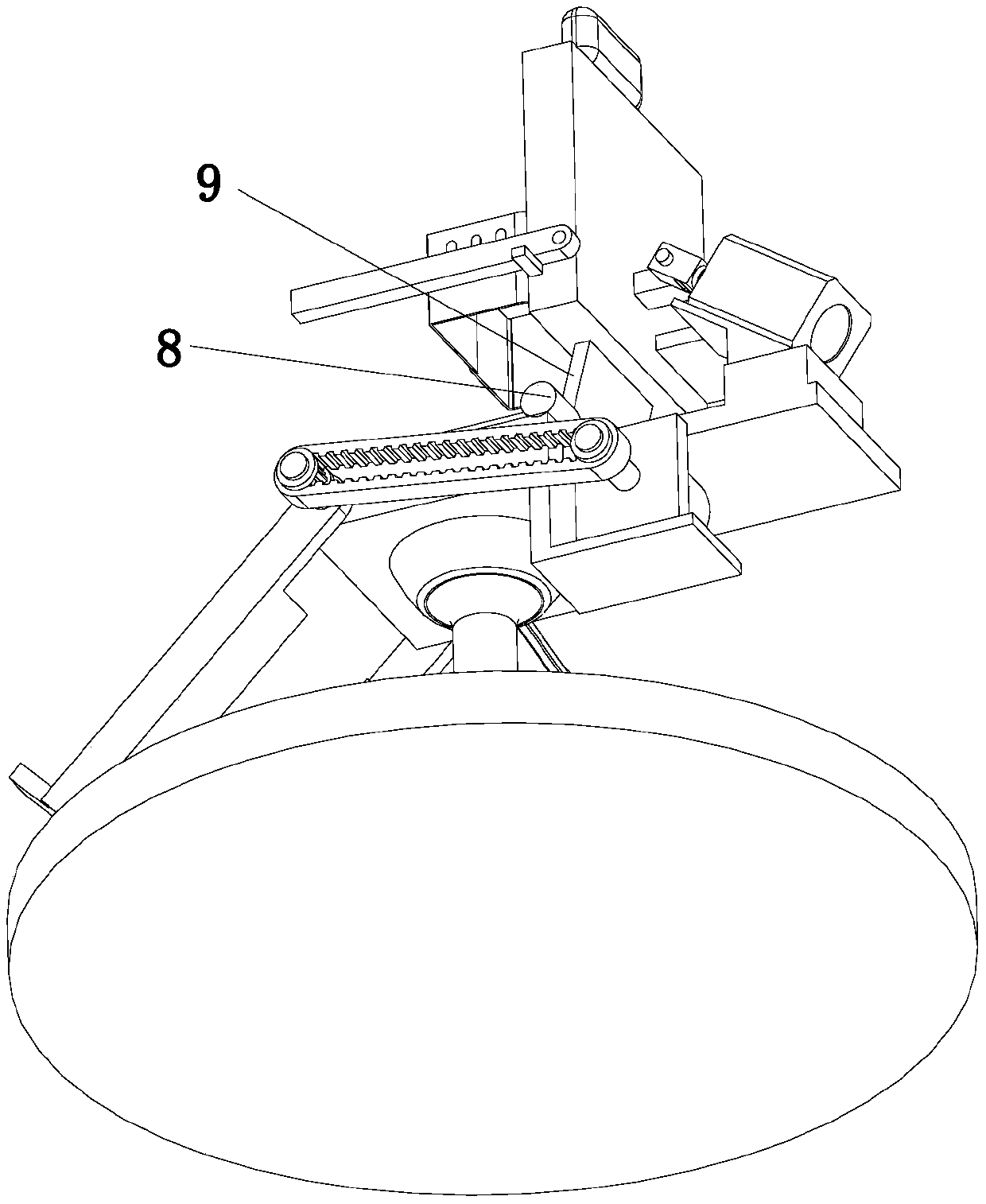 Lumbar rehabilitation aid device