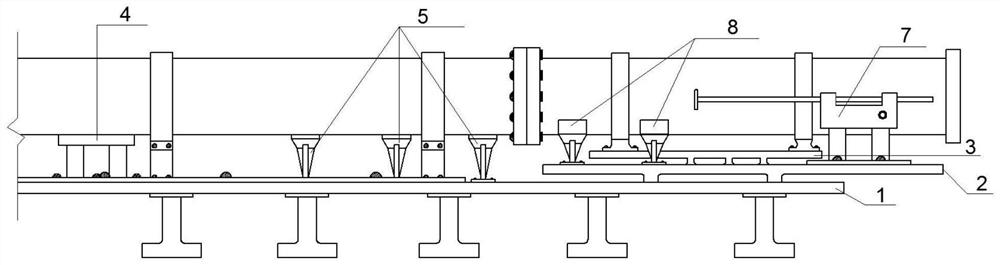 Multi-layer split type balance gun filling system and method