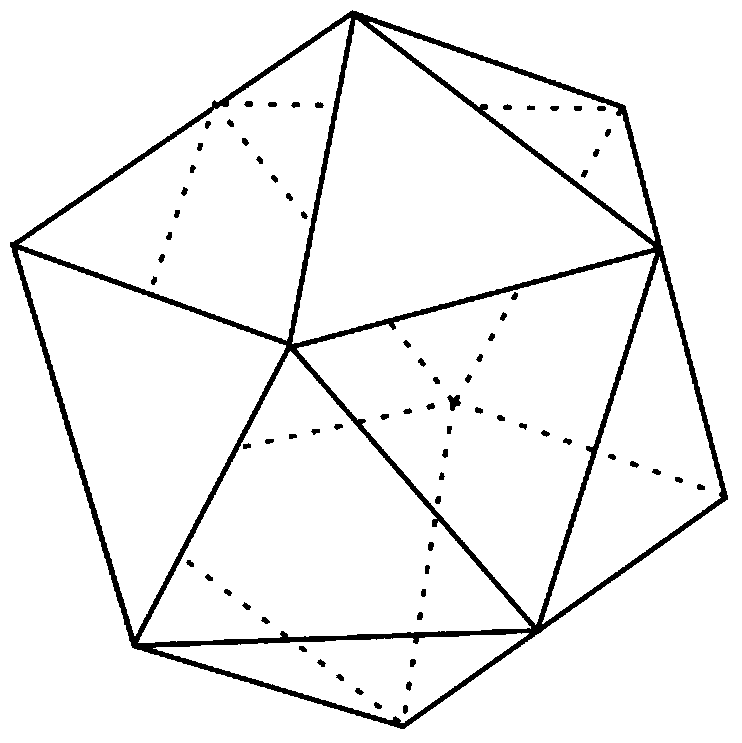 Method for generating equally-segmented ray beams for positive ray tracing