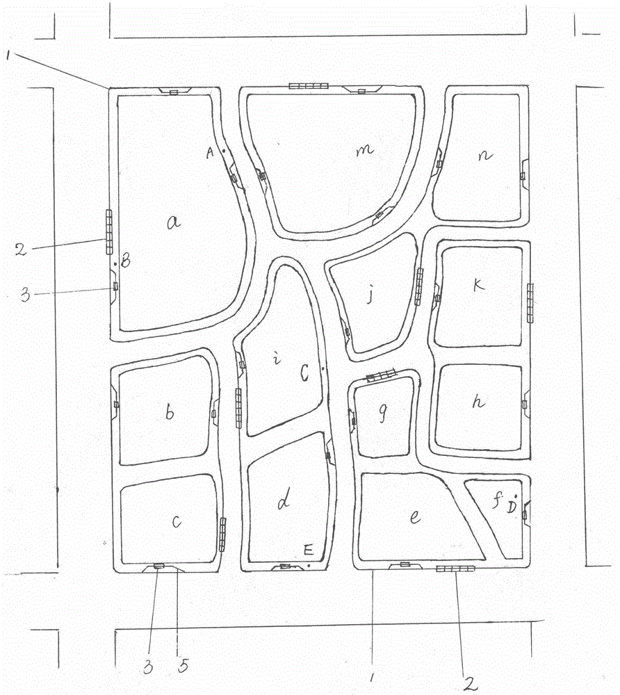 No-parking type microcirculation urban rail traffic system