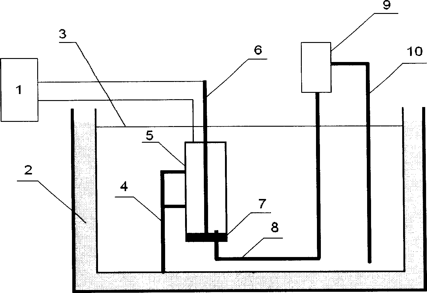 Method and device for internal wall ceramic treatment of steel and iron pipe casting