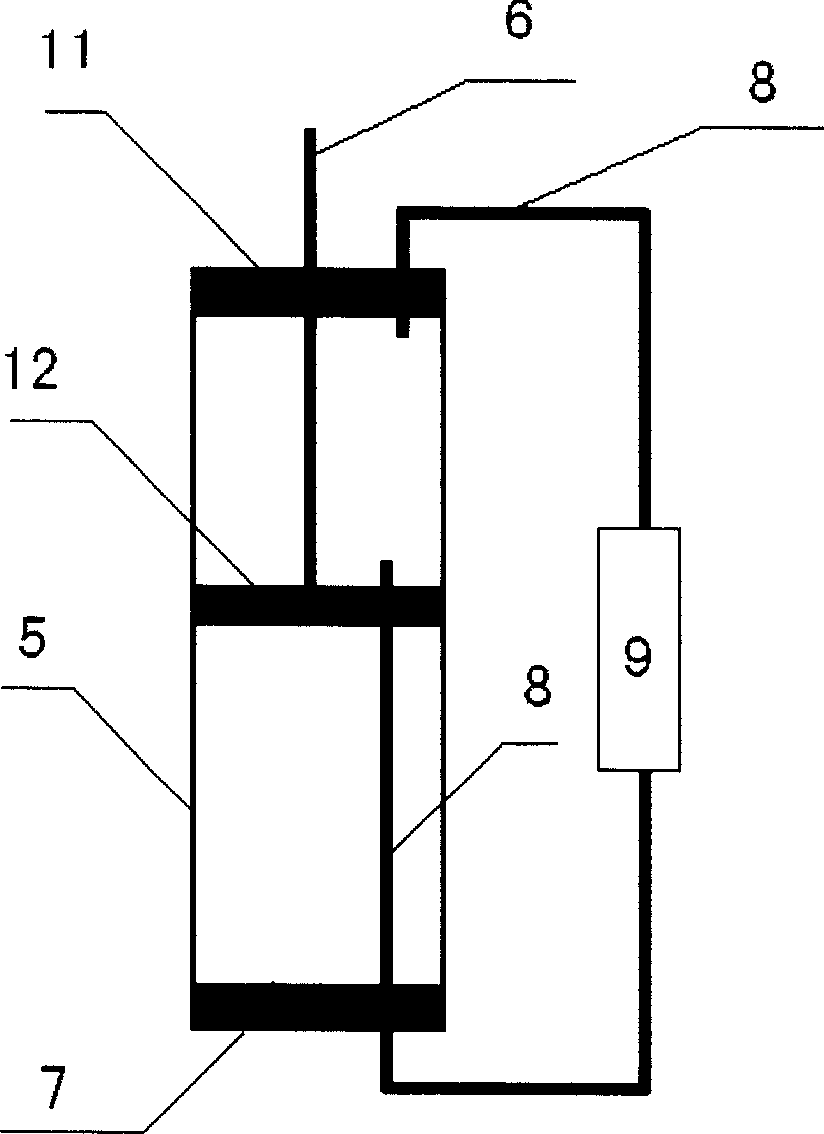 Method and device for internal wall ceramic treatment of steel and iron pipe casting