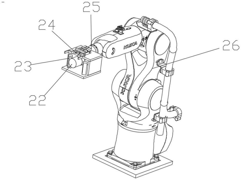 Practical training teaching system for assembly line