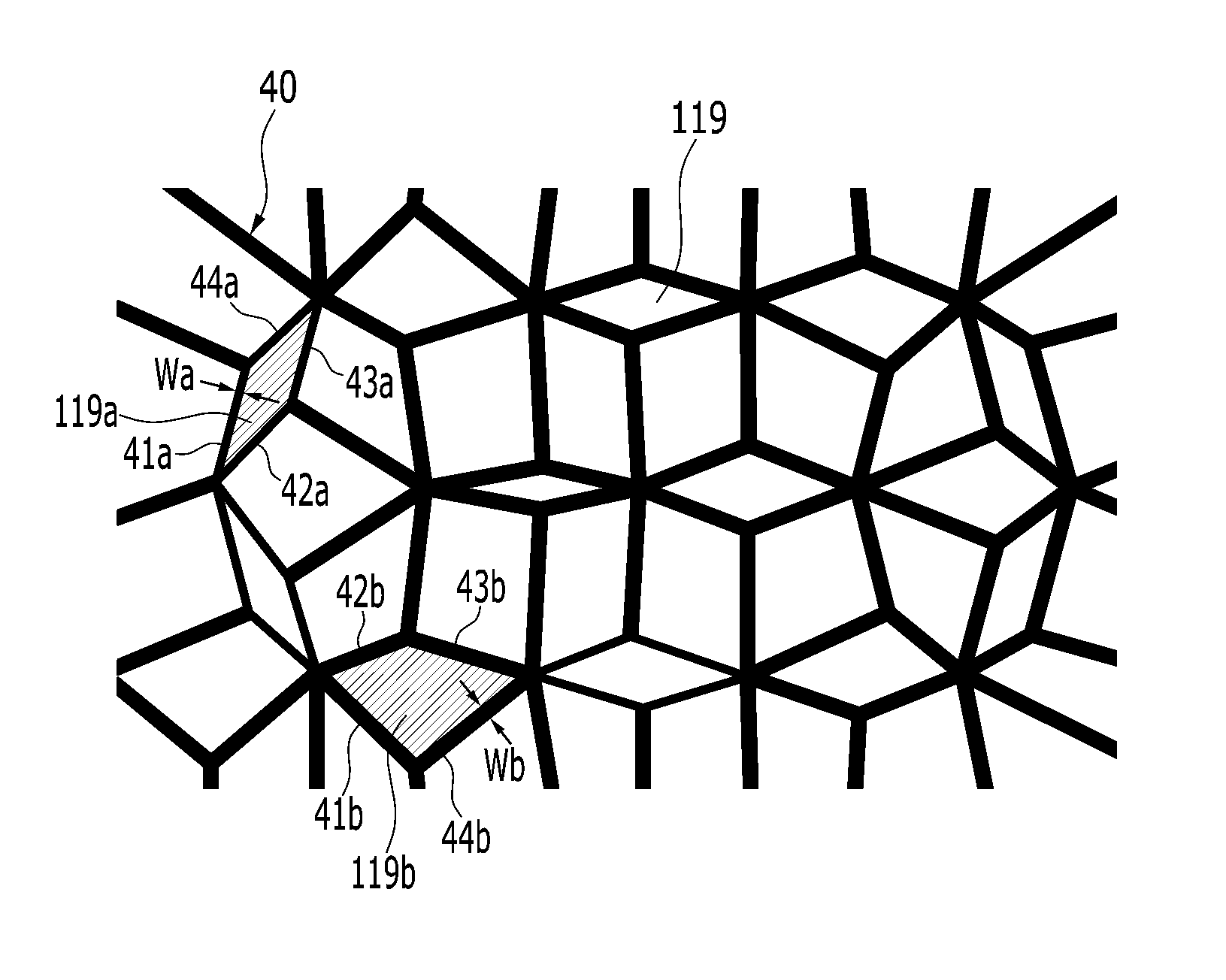 Mesh-type electrode pattern and manufacturing method thereof, and touch panel including the same