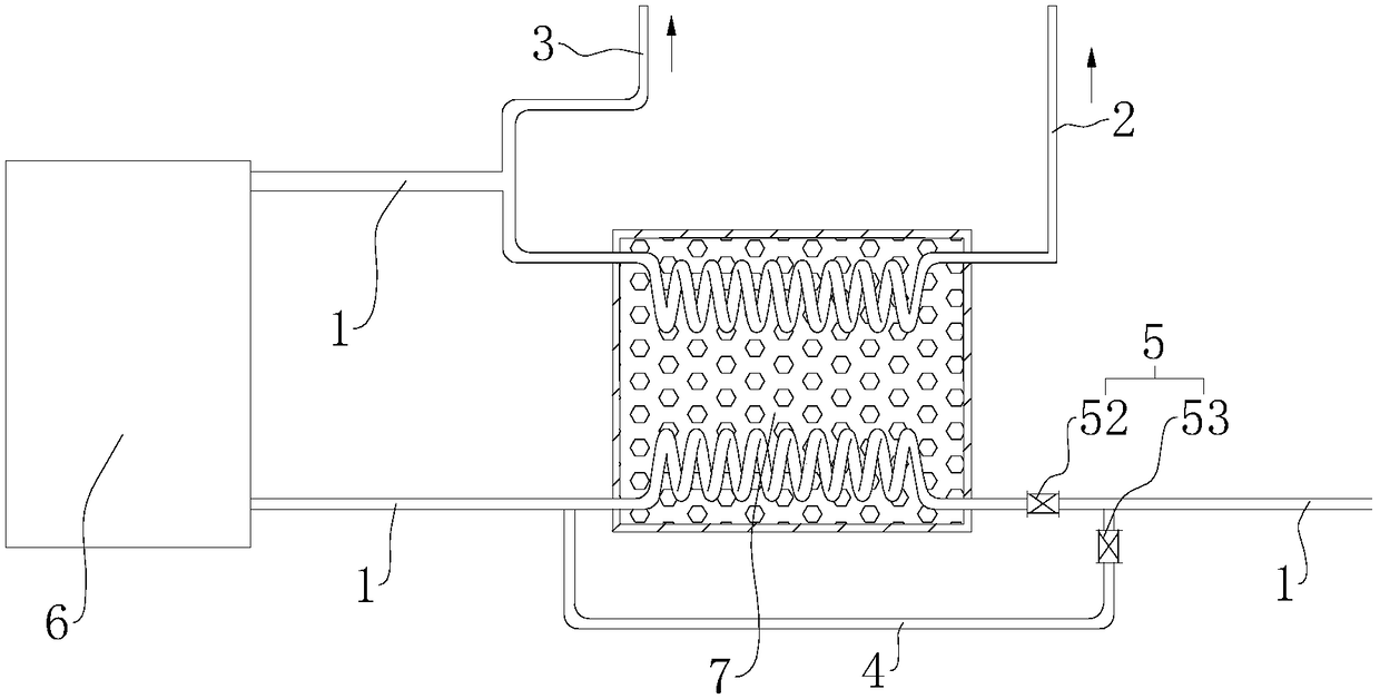 Heat exchange system adopting cold source control method to realize intelligent constant temperature and control method of heat exchange system