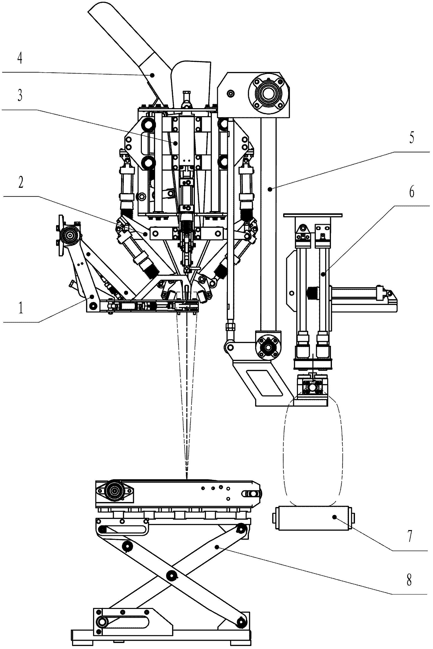 Secondary bagging method and device