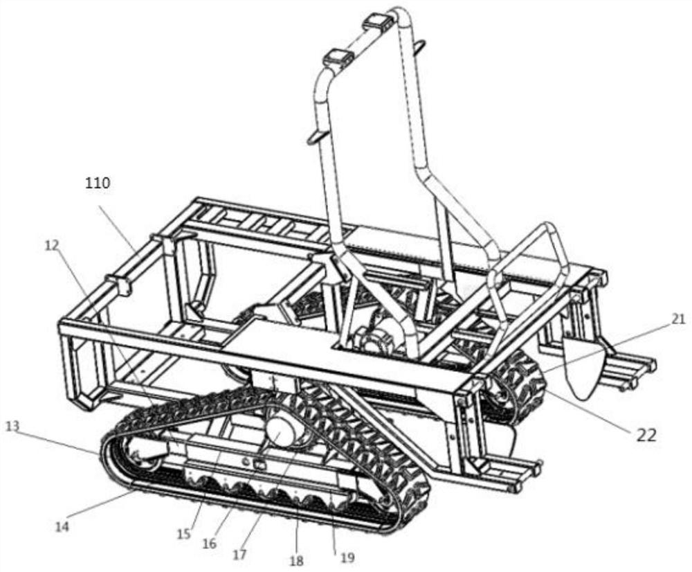 Hybrid power full-electric control sugarcane harvester