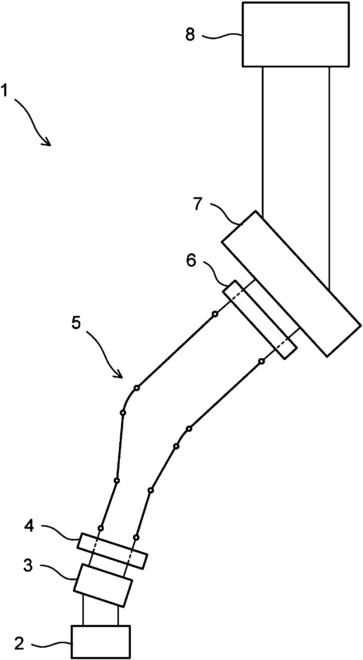 Method for producing obliquely stretched film