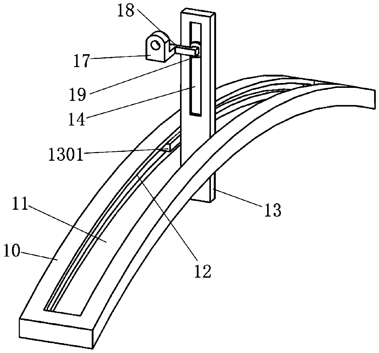 Testing device for indoors simulating soil body evaporating process