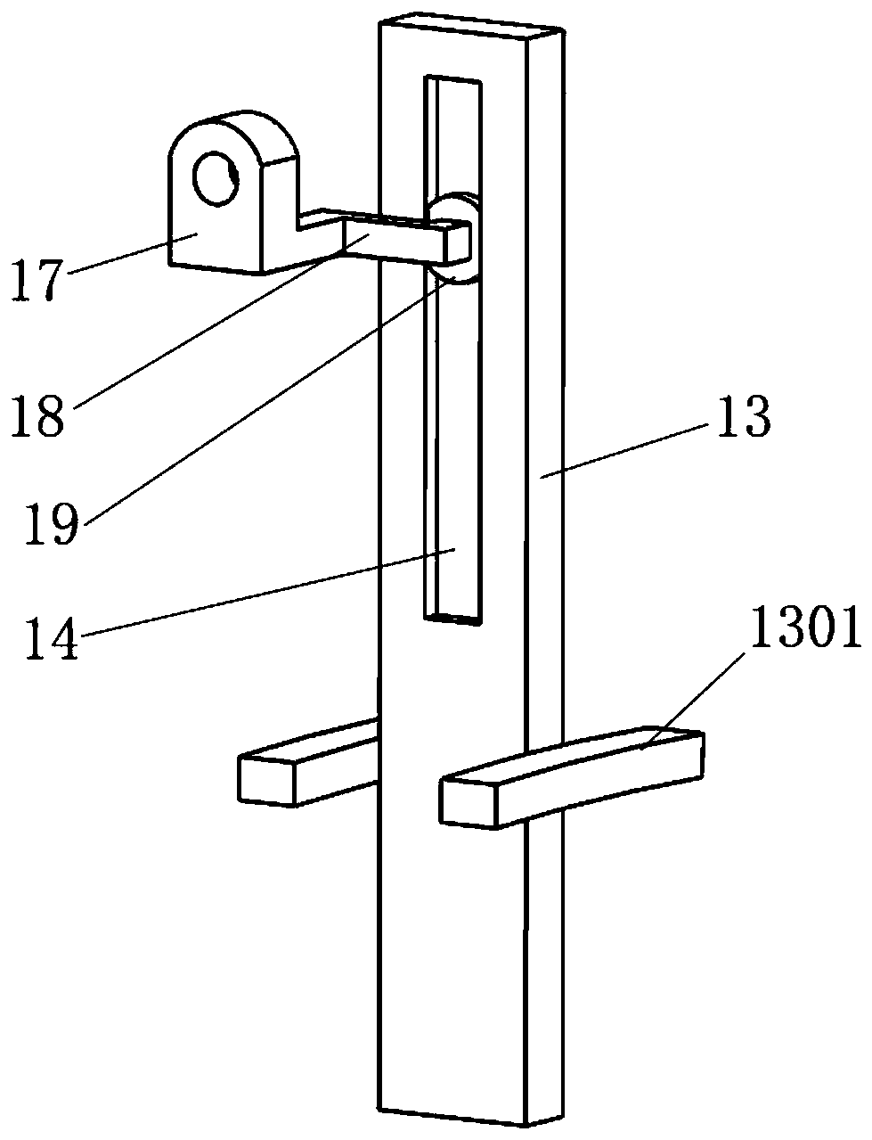 Testing device for indoors simulating soil body evaporating process