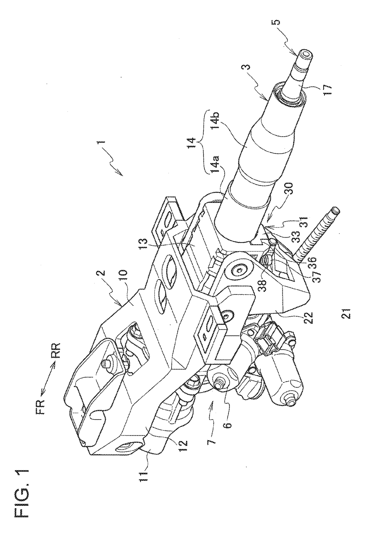 Electric steering column apparatus