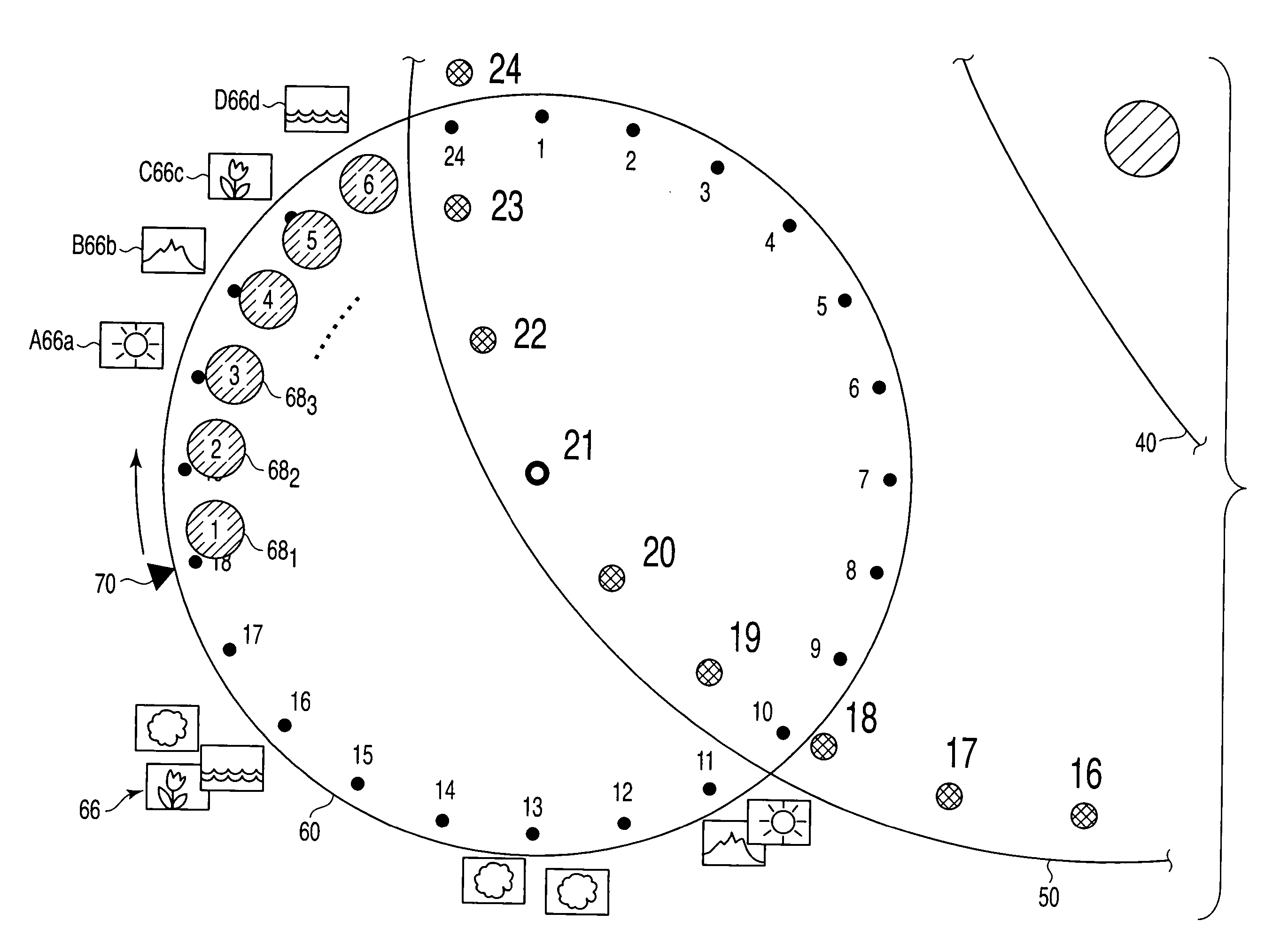 Image display apparatus, displaying method, and recording medium having display program for the image display apparatus recorded therein