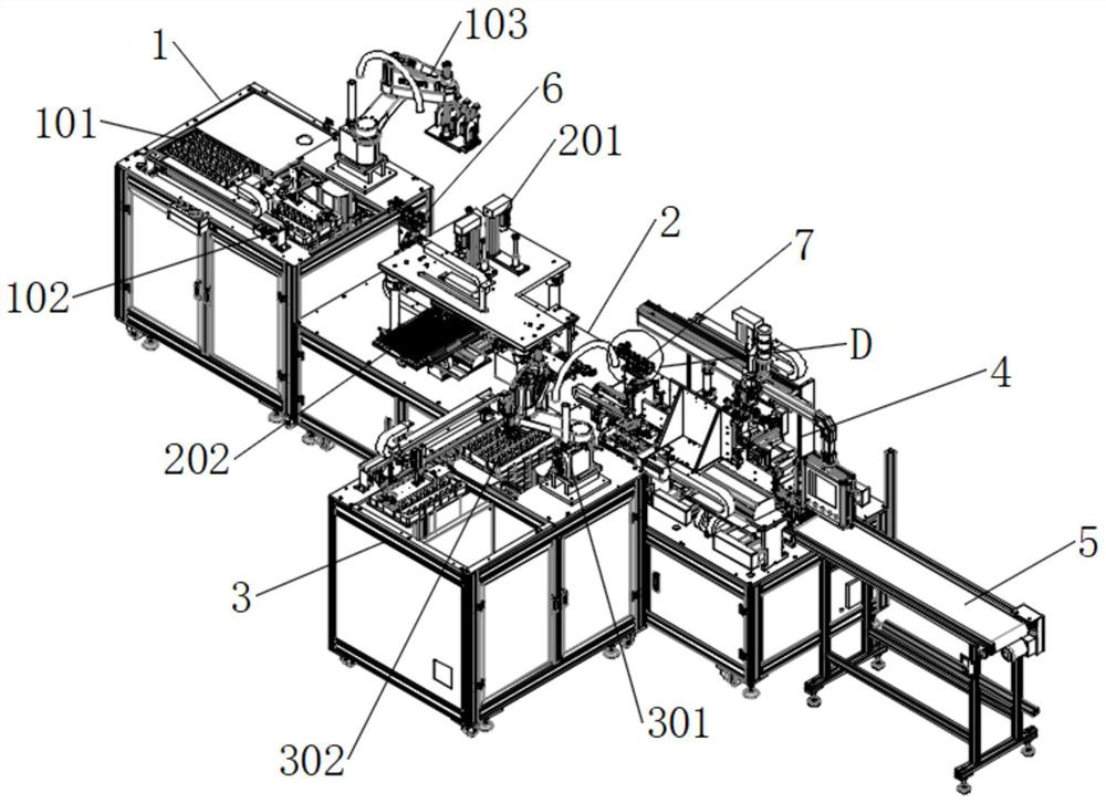 Injection tube assembling equipment