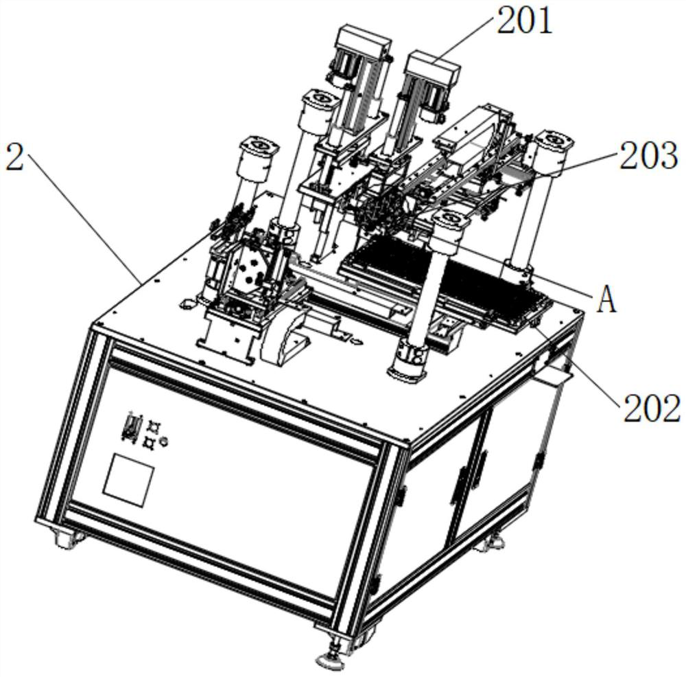 Injection tube assembling equipment