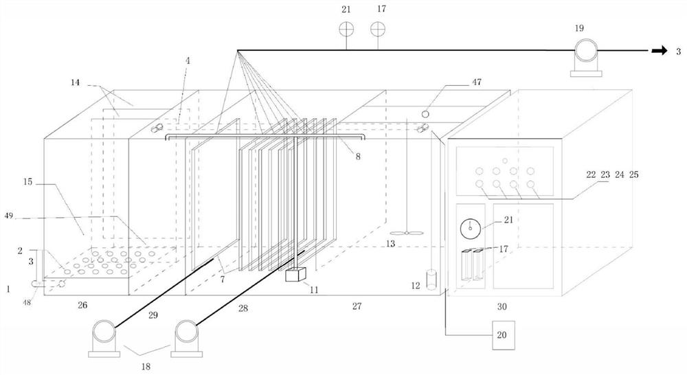 Device-based flat membrane sewage treatment terminal and sewage treatment method based on Internet