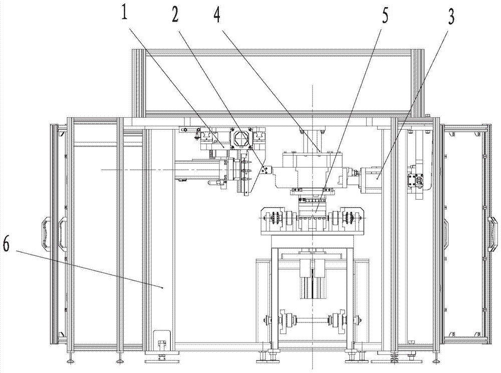 One-piece three-axis linkage composite automatic press-fitting machine