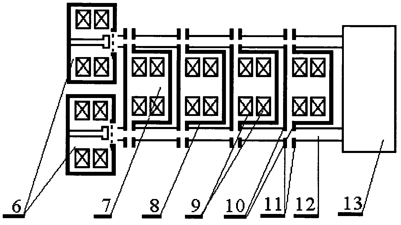 Multi-channel induction accelerator with external channels