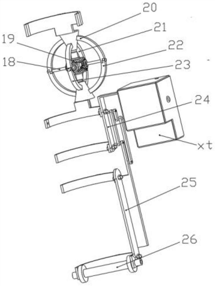 Wearable upper limb rehabilitation auxiliary training robot