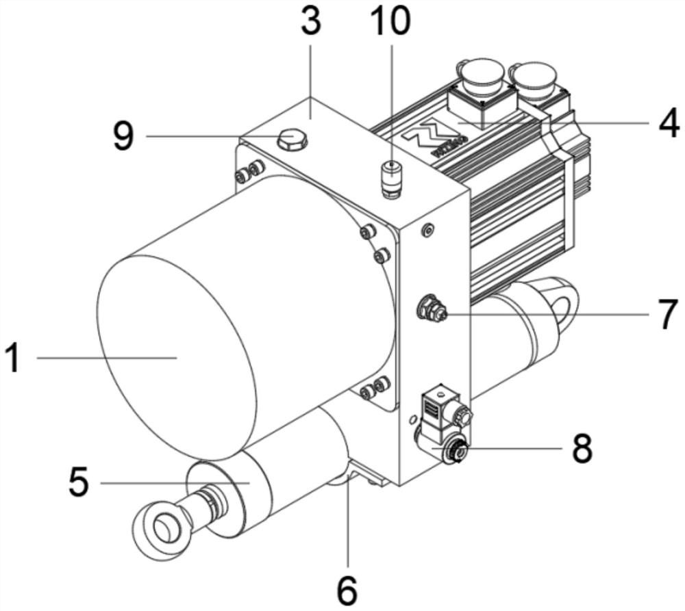 Electro-hydrostatic actuator provided with replaceable multi-stroke hydraulic cylinder