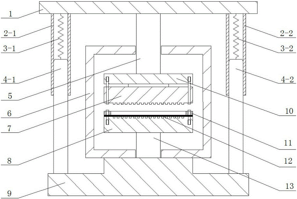 Super-plastic forming device and process of metal bipolar plate for proton exchange membrane fuel cell