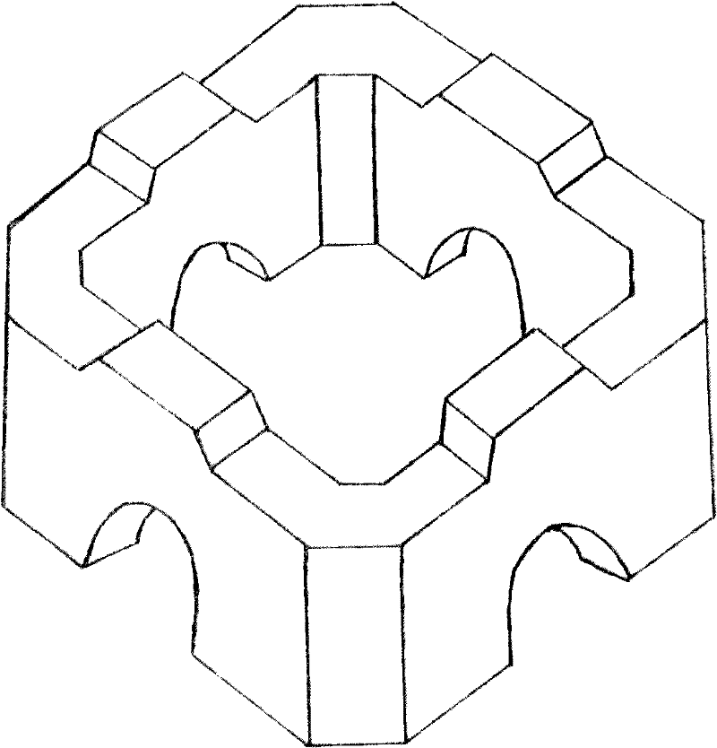 Fused cast alpha-beta alumina cylindrical brick and production method thereof