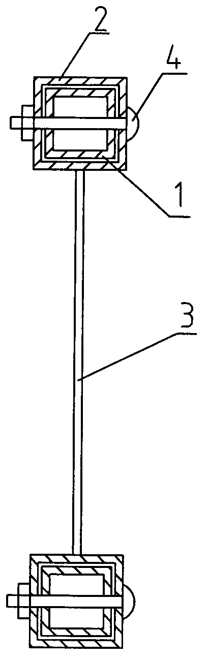 Telescopic formwork support beam