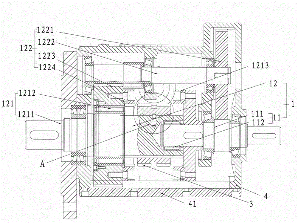 Coaxial multi-stage gearbox