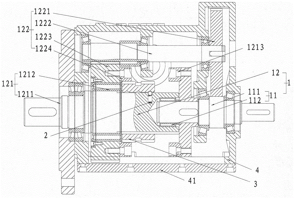 Coaxial multi-stage gearbox