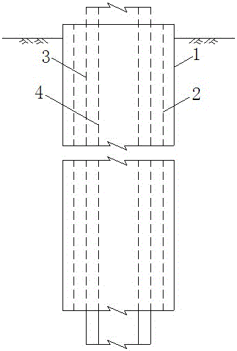 A deep-hole karst grouting aided extubation device and construction method