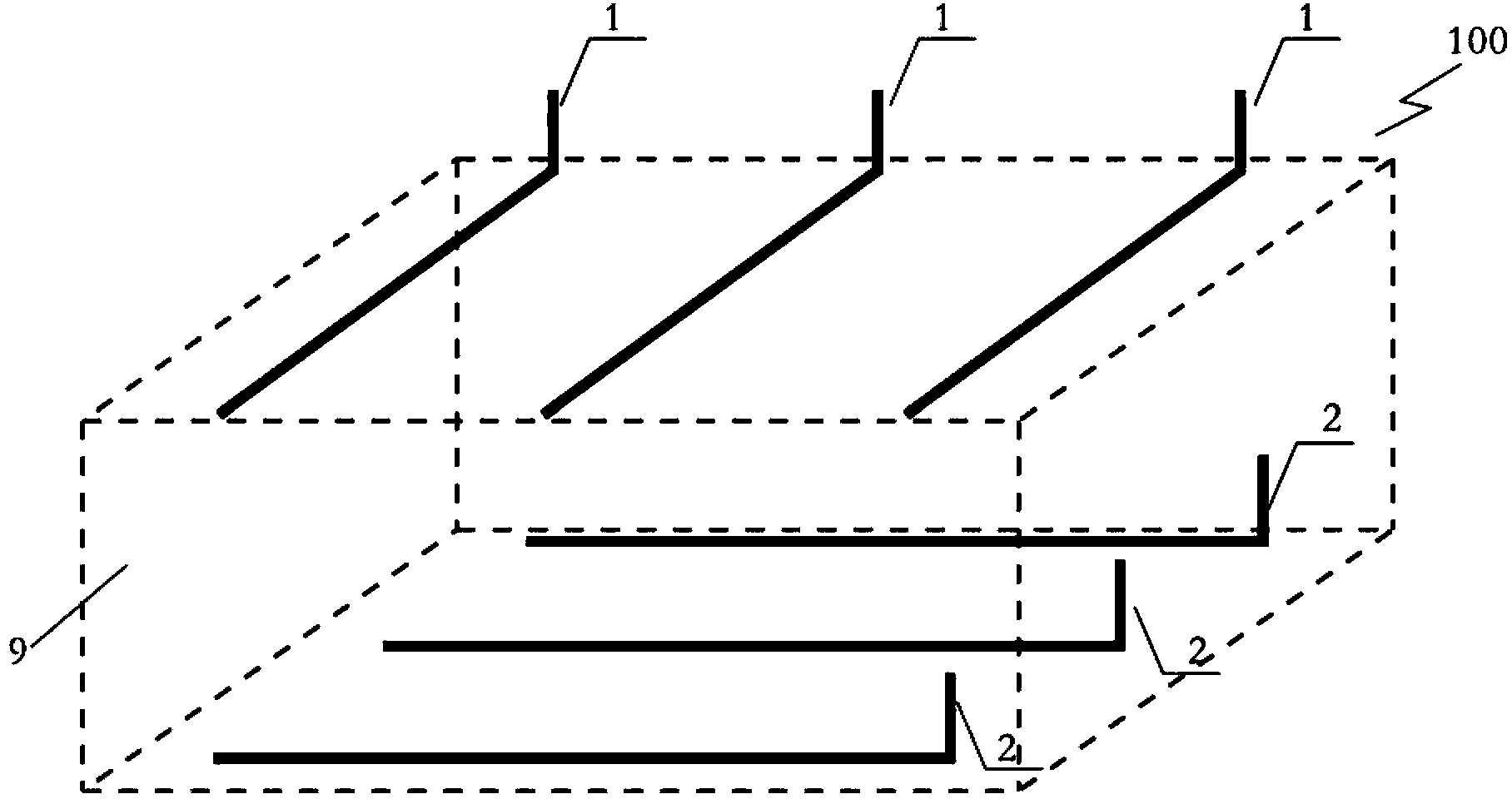 Method and well pattern structure for exploiting heavy oil reservoir through gravity assisted nano magnetofluid flooding