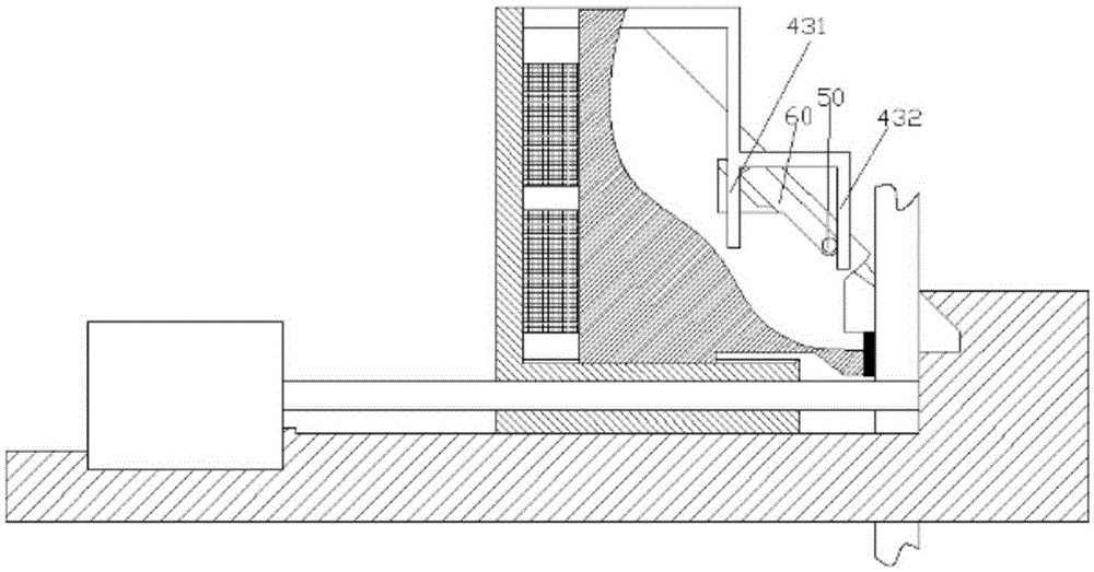 Non-slip branch shearing device for cuttage