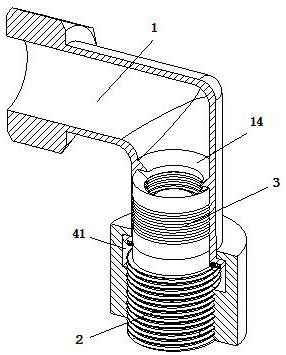 Automobile oil pipe connection device