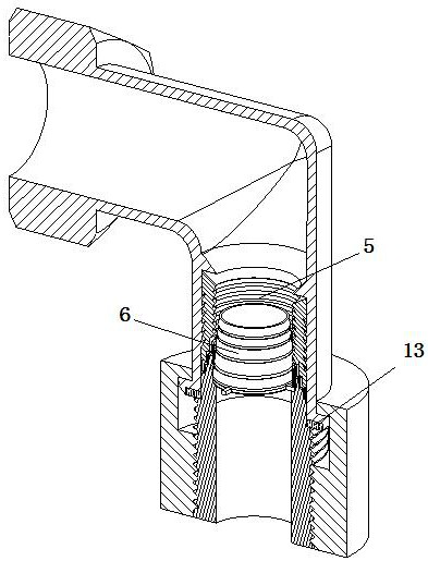 Automobile oil pipe connection device