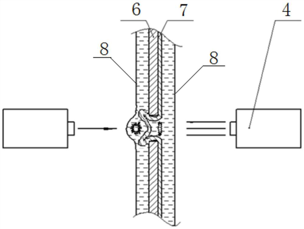 Laser butt riveting method and device for ultra-thin plates