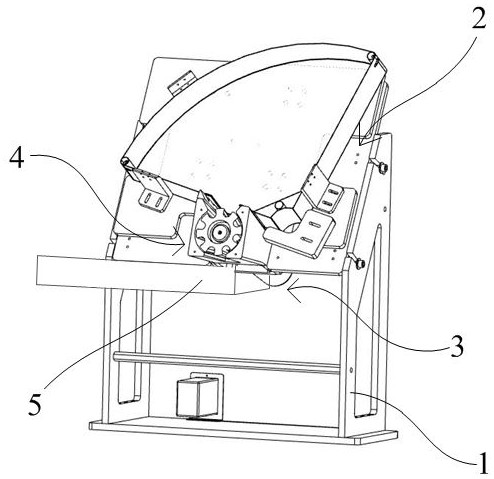 Automatic discharging device of assembly machine