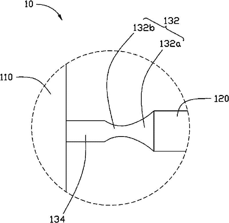 Surface mount structure and circuit board with same